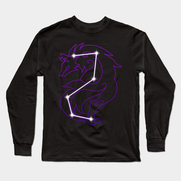 Lupus Minor Constellation Long Sleeve T-Shirt by GachaSlave